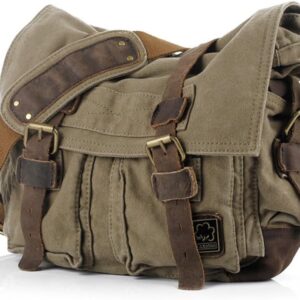 Han Lucky Star Unisex Vintage Canvas Messenger Aktentasche Handtasche