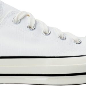 Converse – Chuck 70 Ochsen Weiß/Schwarz/Egret -Synthetik -Trainer für Männer und Frauen