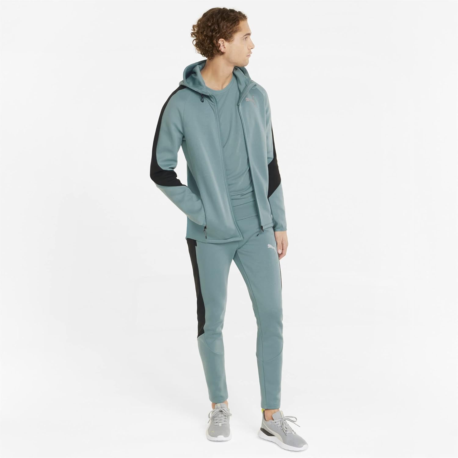 Puma Herren -Evostripe Hoodie mit Full Reißverschluss Hoodie – Bild 5