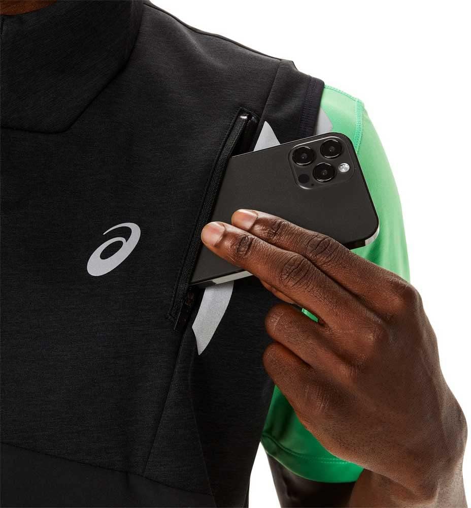 Asics Lite-Show-Weste, Performance Black Heather/ – Bild 6