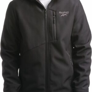 Reebok Herren Jacke Wetterresistent Fleece Gefüttert Softshell Jacke Leichtes Freizeitmantel für Männer Größe M-XXL