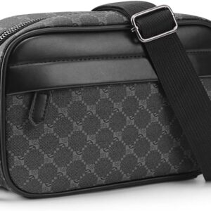 PU -Umhängetasche, Tasche mit hoher Kapazität, Messengerbeutel, Umhängetasche, Herren -Umhängetasche mit Sport, wasserdicht, Freizeit, Brustbeutel, Gürtelbeutel, Büro kleiner Rucksack, für Arbeitsreisen