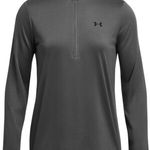 Under Armour Damen Tech 1/2 Reißverschluss – solide lose, leichte Sporthemd, atmungsaktives Trainingshemd aus UA Tech Stoff