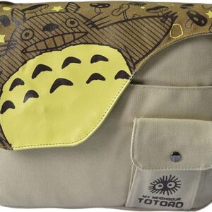 Snowbaby Anime Messenger -Tasche, Crossbody -Tasche, Leinwandtasche, Umhängetasche für Männer und Frauen, Khaki