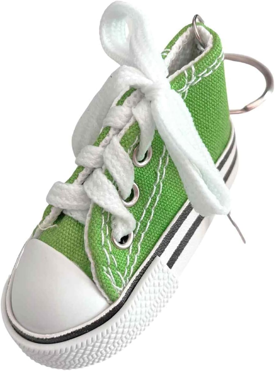 AUTOZOCO Schlüsselanhänger für Sportschuhe, Mini-Sneaker, Schlüsselanhänger, Turnschuhe, Schlüsselanhänger im urbanen Stil, Schlüsselanhänger im Converse Stil, Schlüsselanhänger mit Mini-Sneaker – Bild 2