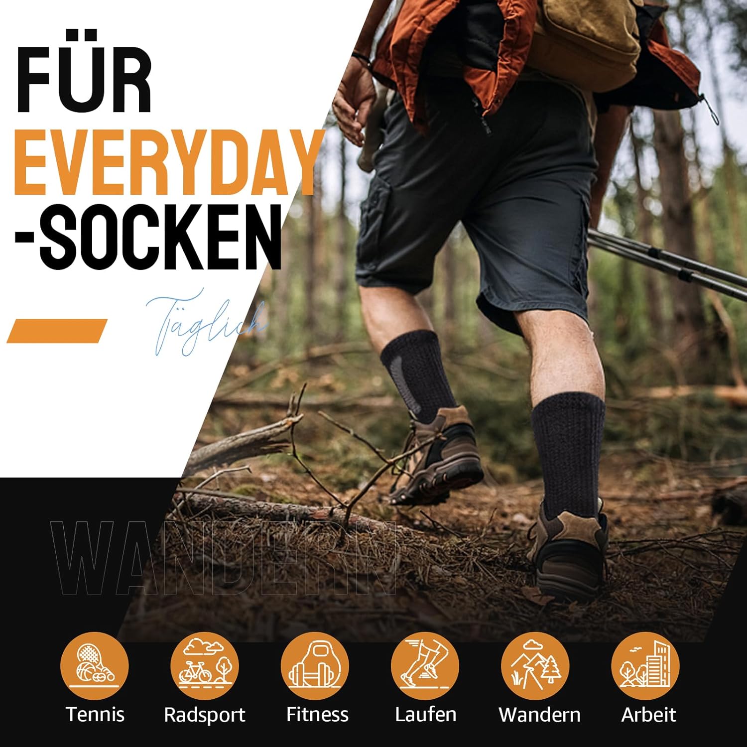 Chalier Frauen, Mädchen süße Socken, 5 Paare, farbenfrohe Baumwollsocken mit lustigen Tieren, vielseitig – Bild 2