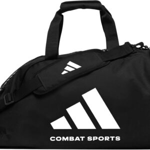 adidas 2-in-1 Sportsack, Schwarz/Weiß, m