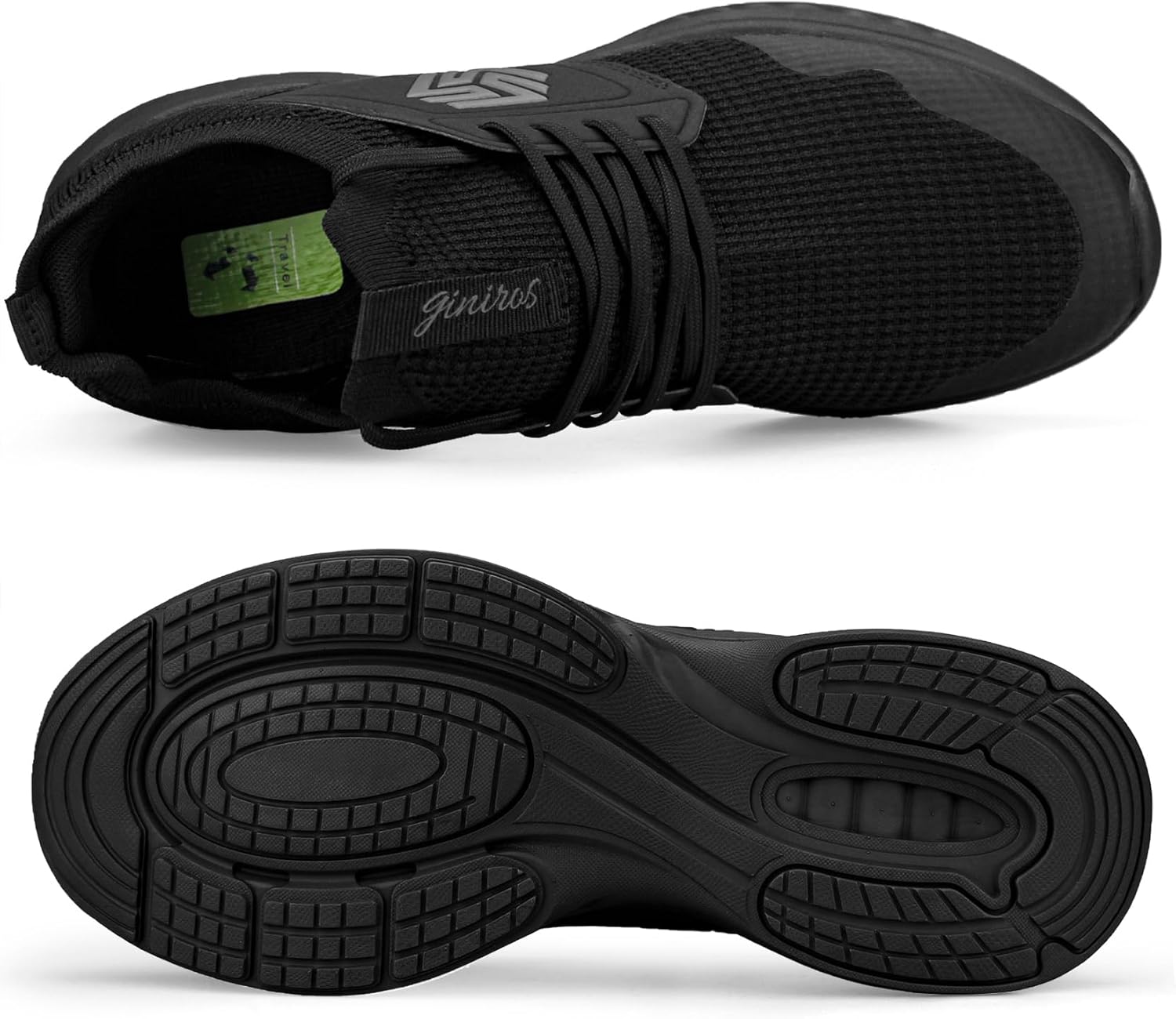 Giniros Herren -Laufschuhe, Trainer, Leicht, modisch, atmungsaktiv, für Sport, Tennis, Freizeit, Straße, Gehen, Fitness im Freien, Jogging -Schuhe – Bild 4