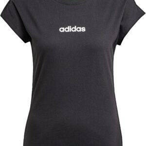 Adidas Damen Essentials lineares Baumwoll-T-Shirt
