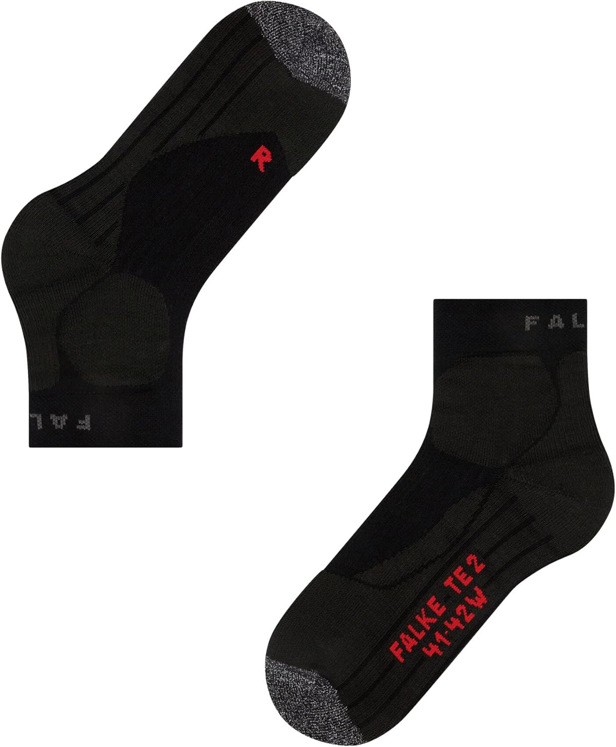 FALKE Herren Te2 Short M Sso Baumwolle Funktionsmaterial Antiblasen Tennissocken (1er Pack) – Bild 4