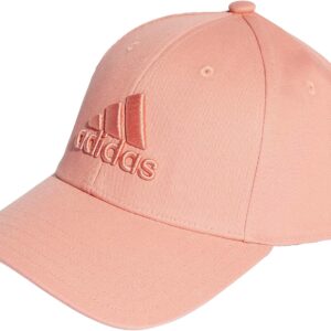 adidas unisex Big Tonal Logo Baseball Cap, Wonder Clay, xxs