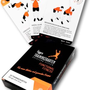 Figgrs funktionale Fitness -Trainingskarten, 50 Körpergewichtsübungen für leistungsstarke und dynamische Muskeln [German Language Version]