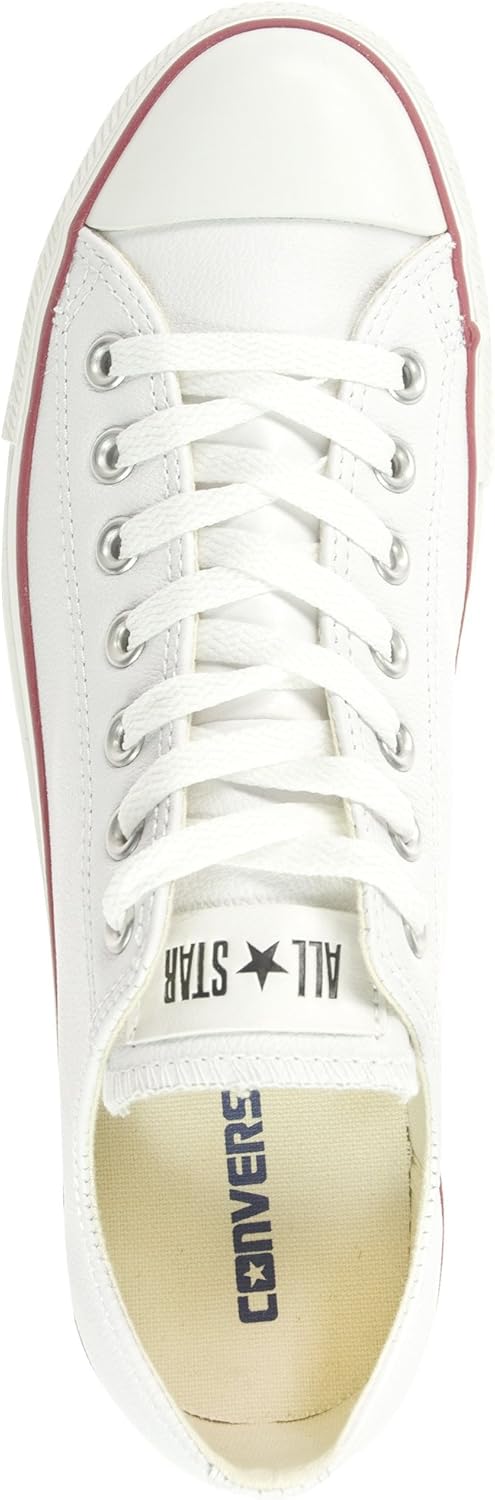 Converse Chuck Taylor All Star Leder Low Top Herren -Trainer weiß – Bild 7