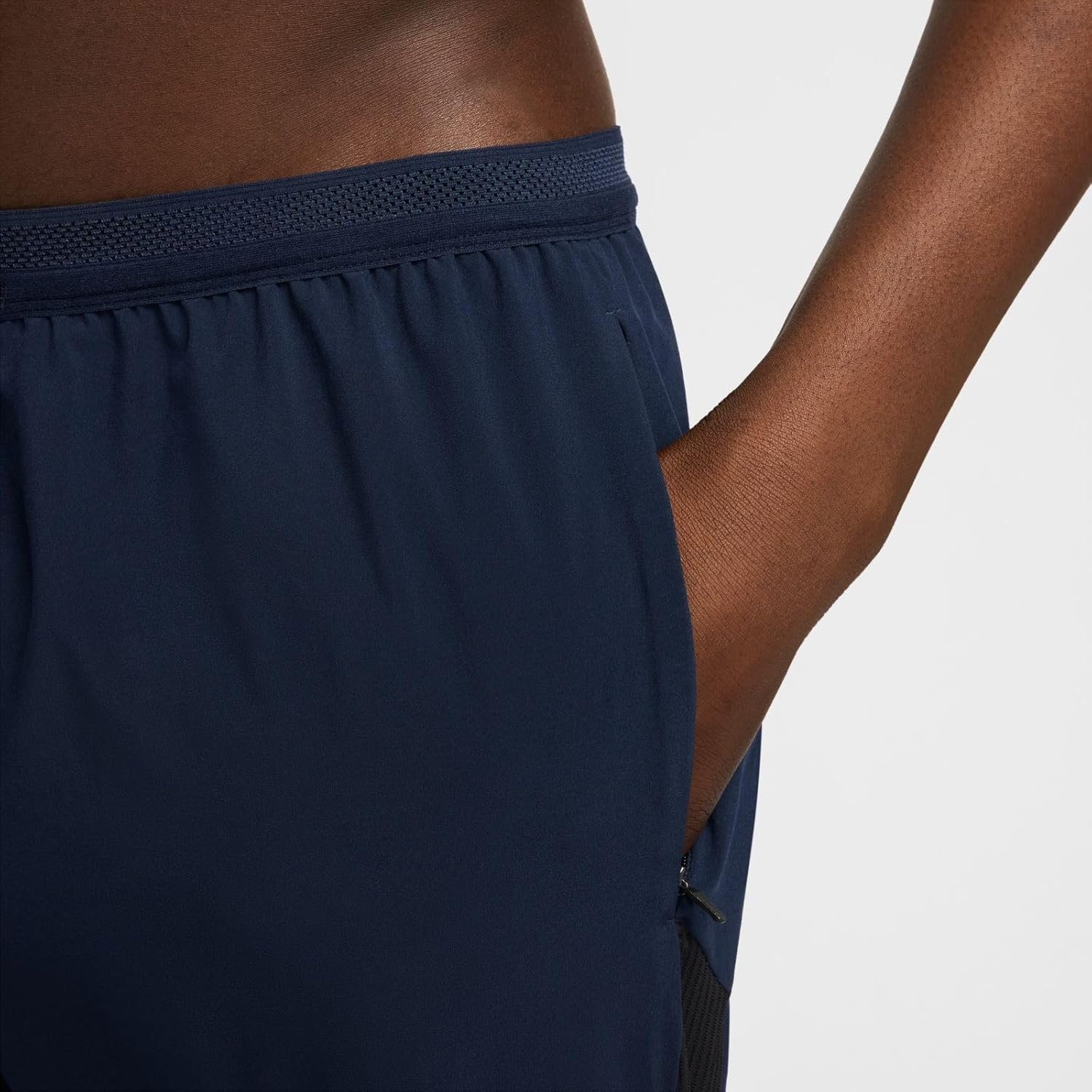 Nike aeroswift dri-fit ad läuft Strumpfhosen für Männer, Obsidian/Bright Crimson, FN3361-451, s – Bild 4