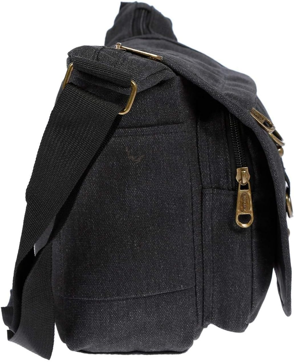 Christian Wippermann Damen -Leinwand -Umhängetasche in verschiedenen Farben, schwarz – Bild 4