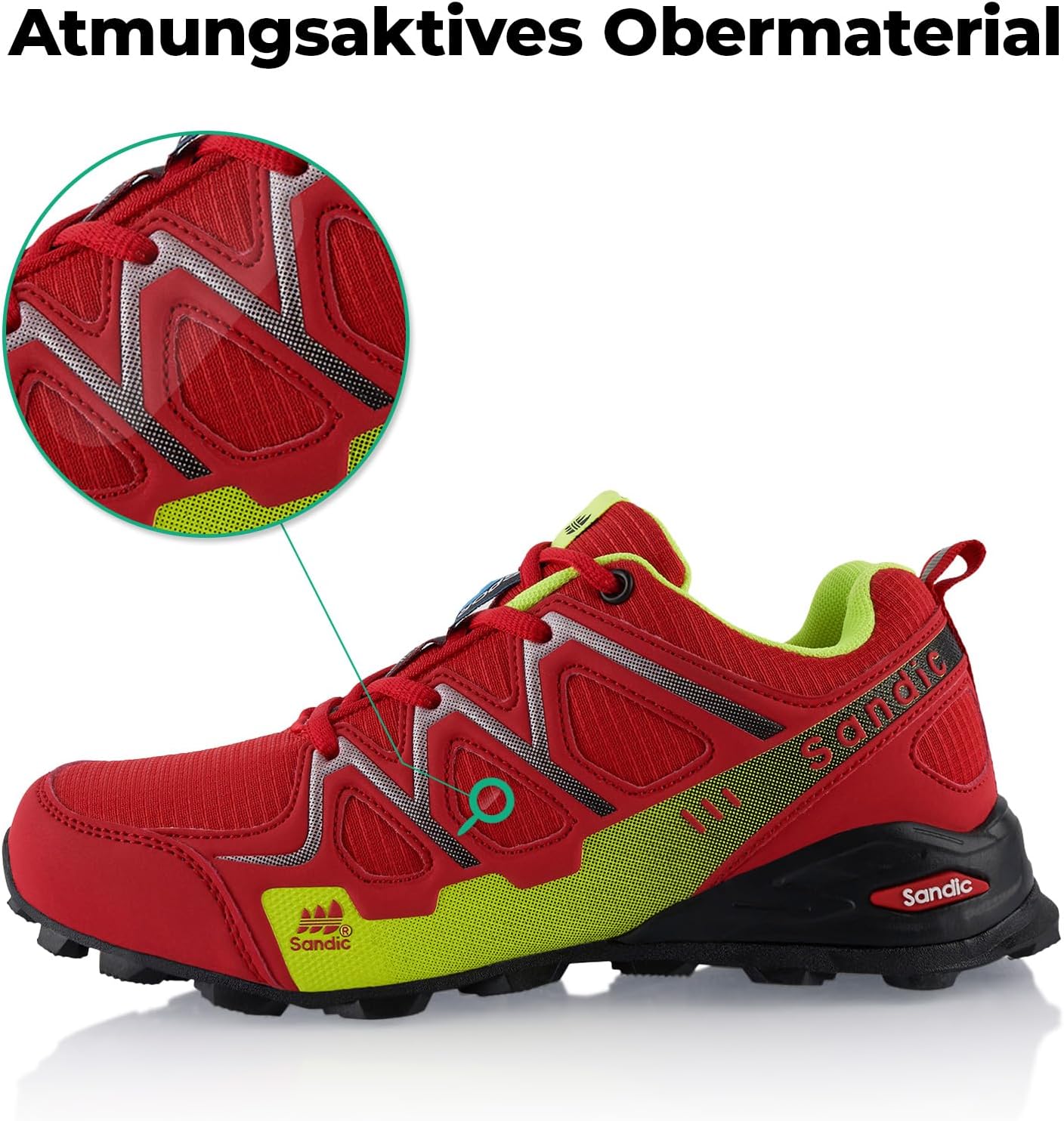 Fusskleidung® Frauen-/Herren -Wanderschuhe, atmungsaktiven Trail/Running/Trekking -Schuhen – Bild 2