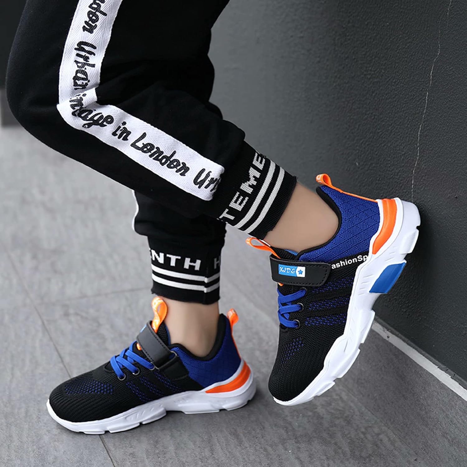 Cozozn Trainer Jungen Mädchen Sportschuhe Kinder Innenschuhe Laufschuhe Trainer Fitnessschuhe Leicht atmungsaktive Nicht-Slip 27-38 EU – Bild 7