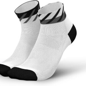Inkynece stört kurze gepolsterte Laufsocken, kurze, schweißweckende Laufsocken für Männer und Frauen, atmungsaktive Sportsocken mit Anti-Blasen-Schutz, Lichtkomprimierung, 35-46