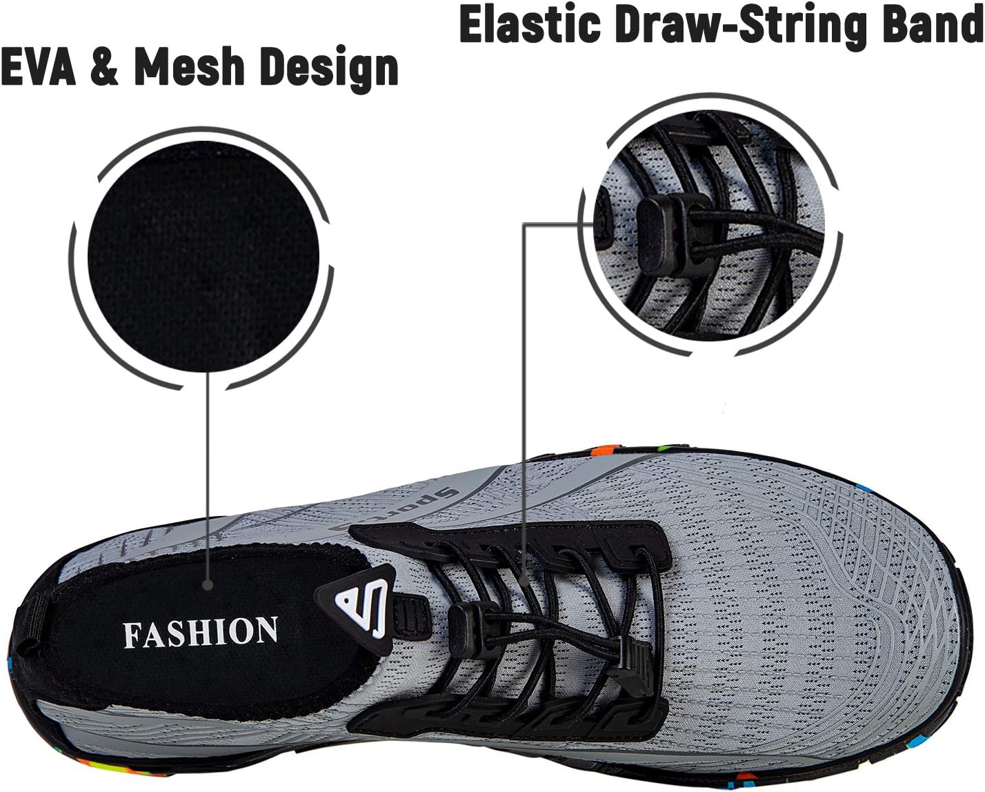 Iceunicorn Unisex Beachschuhe, Wasserschuhe, Aqua-Schuhe, schnell trocknende Sommerschuhe, Surfschuhe für Männer und Frauen – Bild 3