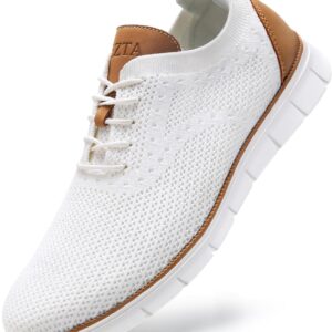 Lezta -Schuhe Herrenanzugschuhe Trainer Oxfords Business Mesh Stoff atmungsaktive Sportschuhe Tennisschuhe Wanderschuhe bequem