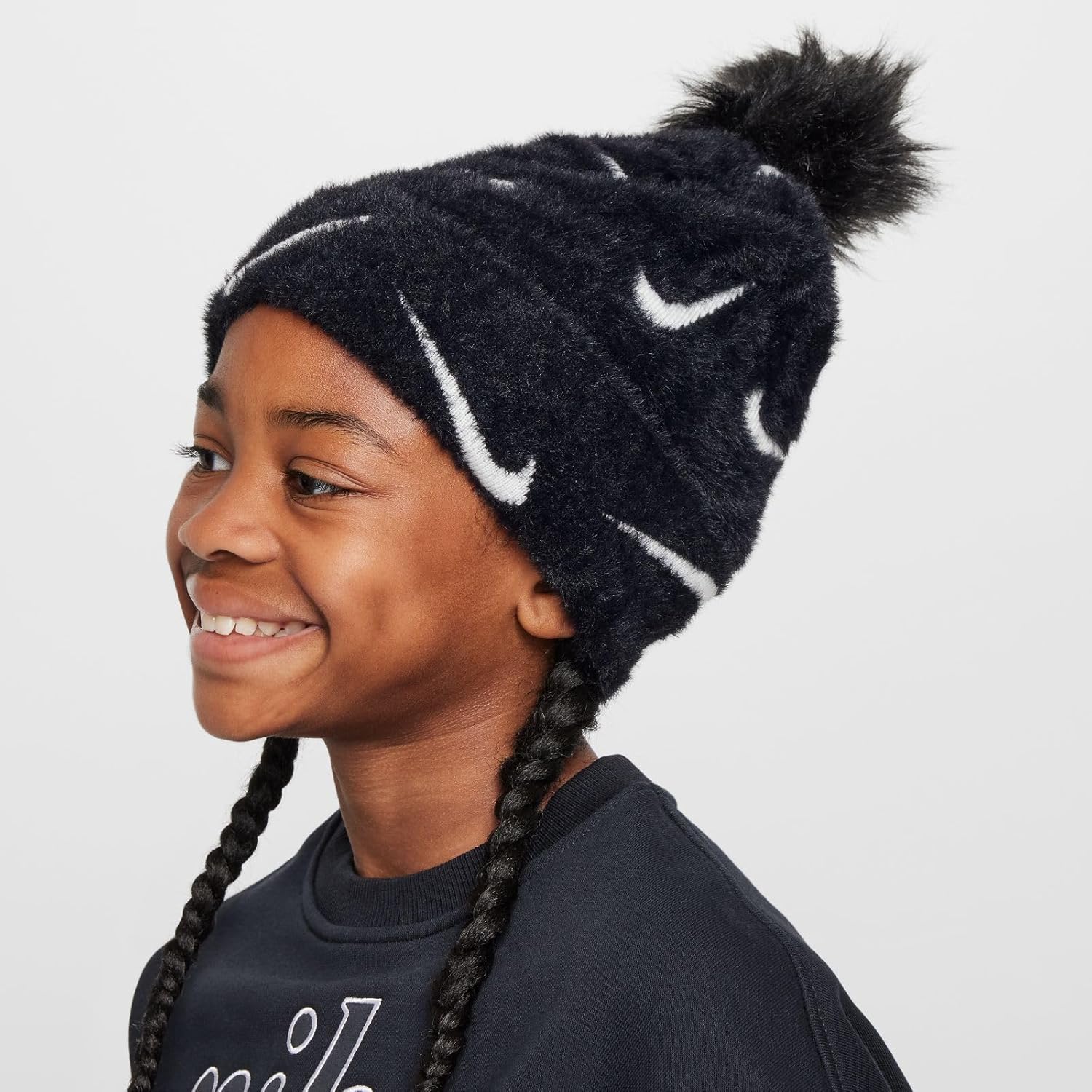 Nike Unisex Kindermütze Mütze mit Bobble für ältere Kinder – Bild 4