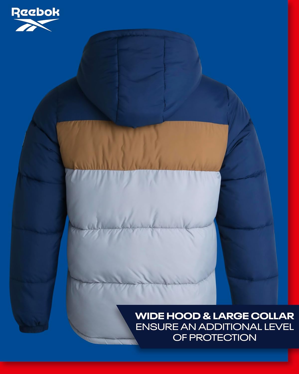 Reebok Männerpuffer Parka Mantel – Bild 6