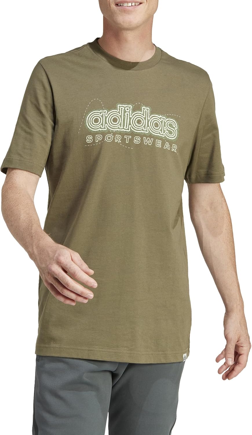 adidas Herren Wachstum Sportswear Grafik Tee T-Shirt – Bild 2