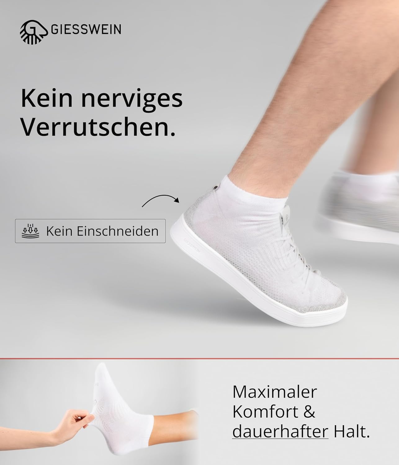 GIESSWEIN Trainer Socks for Men and Women [Pack of – Bild 3