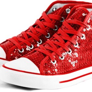 Party Factory Paillettenschuhe, Glitzer, in verschiedenen Größen, für Männer und Frauen, Designer -Trainer, Trainer für Karneval