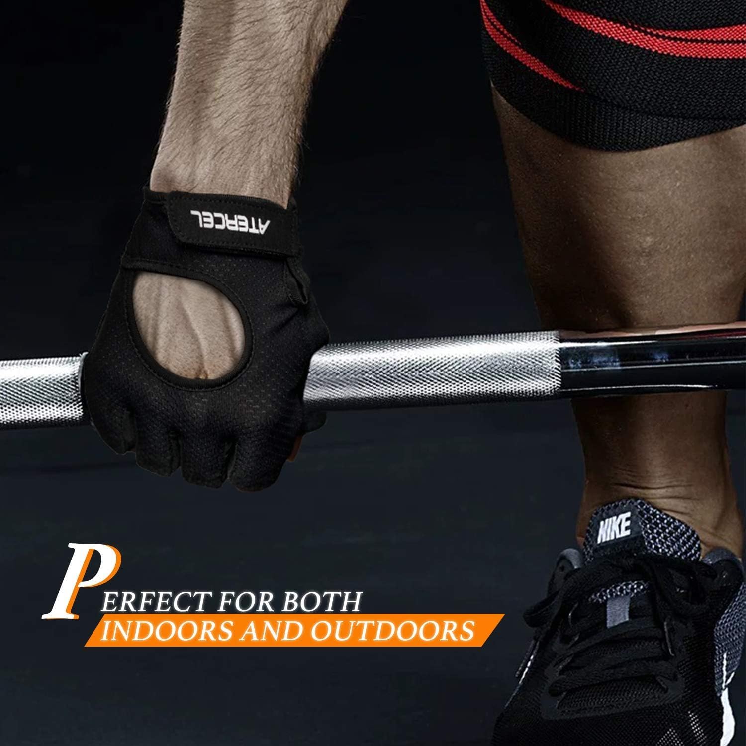 Atercel -Fitnesshandschuhe zum Radfahren, Training, Fitness, atmungsaktive Radschuhe für Männer und Frauen – Bild 4