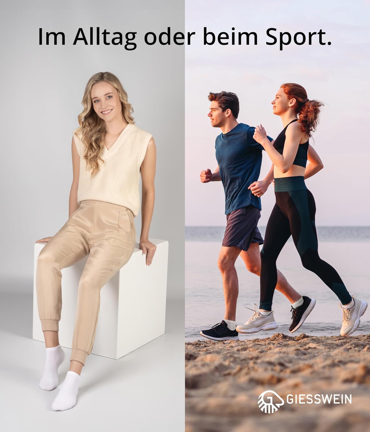 GIESSWEIN Trainer Socks for Men and Women [Pack of – Bild 5