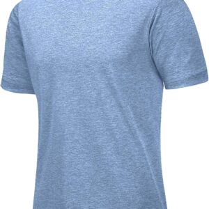Magcomsen Herren Sporthemd atmungsaktives Laufhemd Leichtes Trainingshemd Funktionales Hemd Hemd Sommer Kurzarm T-Shirt für Männer