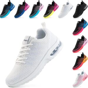 Hitmars Laufschuhe Damen Sportschuhe Turnschuhe Straßenlaufschuhe Joggingschuhe Atmungsaktiv Leichtgewichts Mesh rutschfeste Sneaker EU 36-42