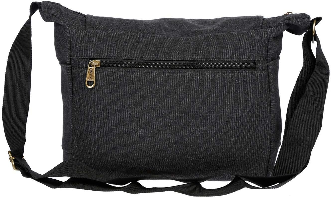 Christian Wippermann Damen -Leinwand -Umhängetasche in verschiedenen Farben, schwarz – Bild 5