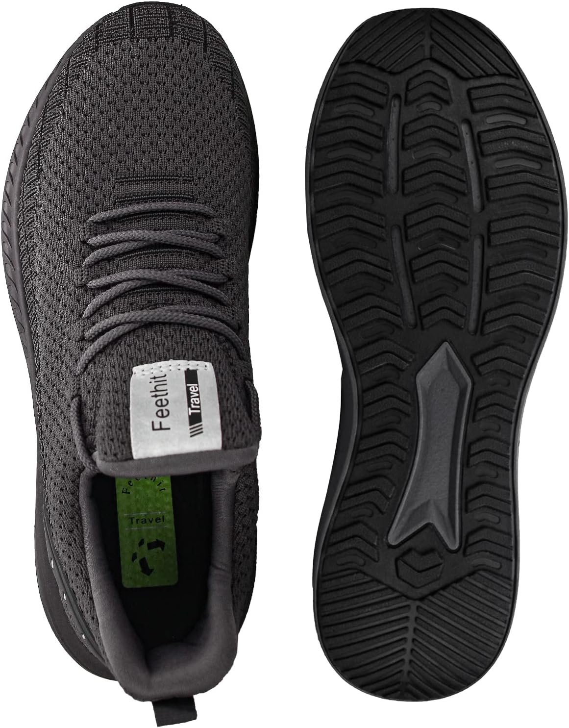 Feethit Herren-Trainer, Laufschuhe, Sportschuhe, nicht rutschende Gummi-Sohlen, leicht und atmungsaktiv, für das Gehen – Bild 4