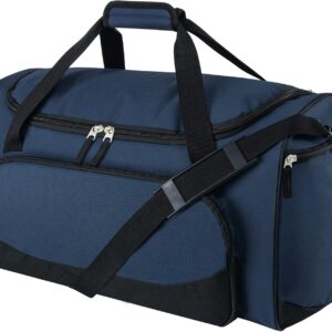 Castura 55L Fitnessbeutel Sport Tasche Tasche Große Reisetaschen Wochenendbeutel über Nacht Tasche für Männer und Frauen mit Schultergurt für Sportstudio -Marine, Blau, Sporttasche