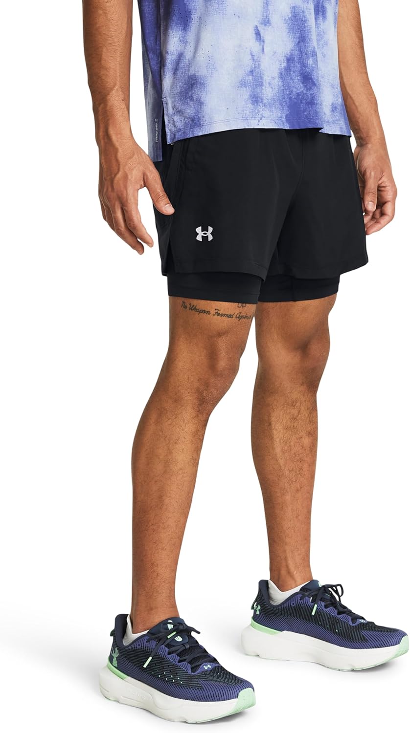 Under Armour Herren-Start 5 Zoll 2-in-1-Shorts – Bild 2
