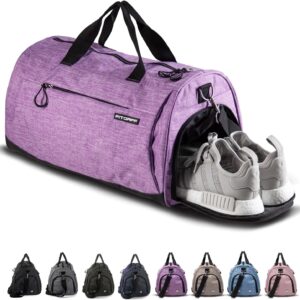 Fitgriff® Sport- und Reisetasche für Männer und Frauen, mit Schuhfach und feuchtem Fach, Tasche für Sport, Fitness und Reisen, Trainingsbag, Fitnessstasche