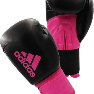 adidas hybrid 100 dynamische Fit -Handschuhe, schwarz (schwarz / schockrosa), gr. 10 oz