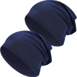Dünne Slouch Beanie -Hut von Einskey -Männern für Männer, leichte atmungsbezogene Sporthut -Übergangshüte zum Joggen, Radfahren, Schlaf, Haarausfall, Chemo