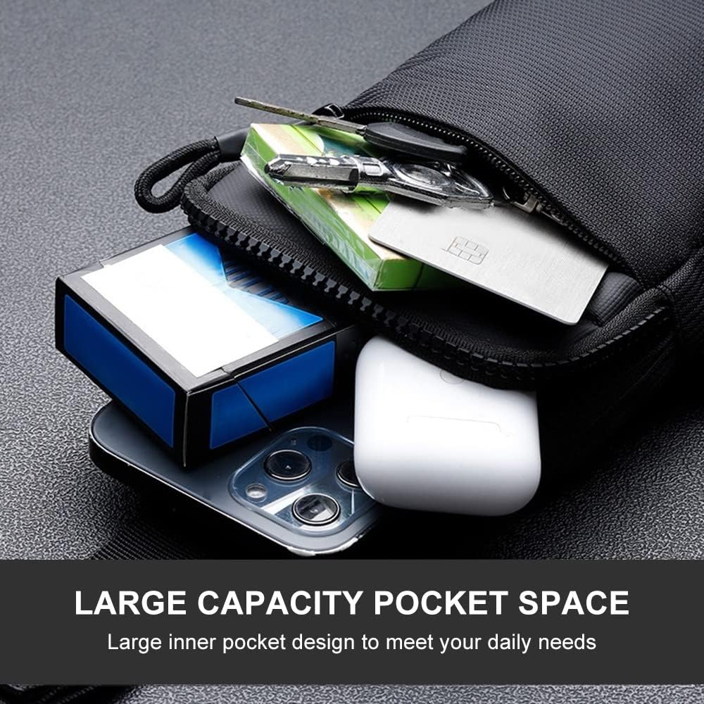 Dongker Sling Brust Crossbody Bag, wasserdichte Umhängetasche, Crossbody -Bag -Rucksack für Männer und Frauen, die im Freien im Freien wandern – Bild 7