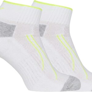 Puma Damen Performance Train Sports Socken Weiß, 5 Packung 2 Packung