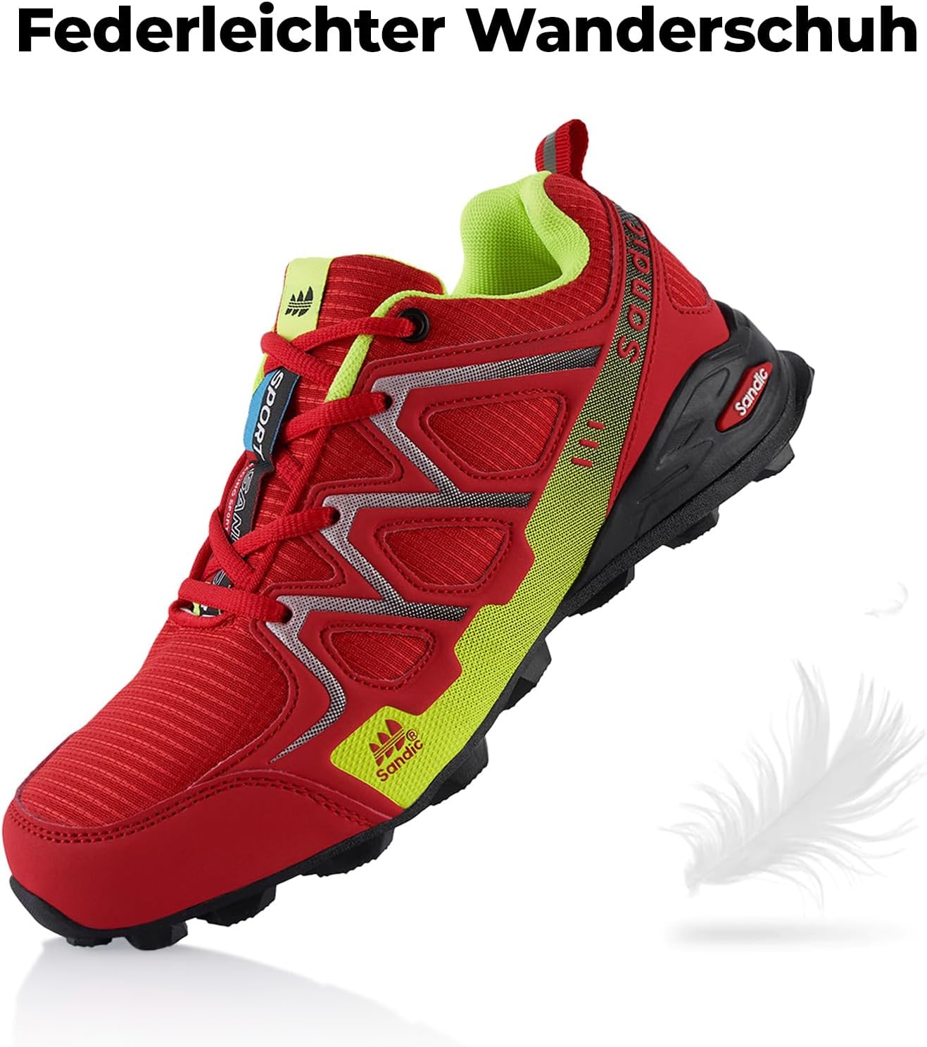 Fusskleidung® Frauen-/Herren -Wanderschuhe, atmungsaktiven Trail/Running/Trekking -Schuhen – Bild 3