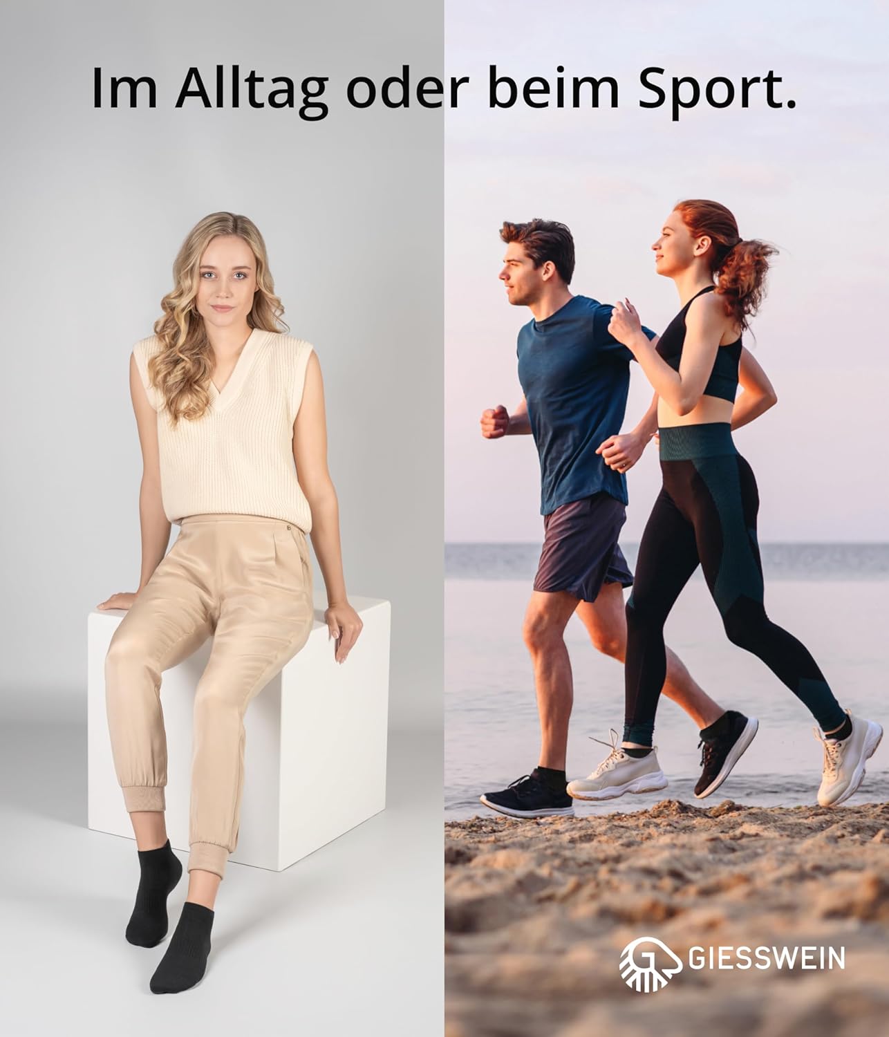 Giesswein-Trainersocken für Männer und Frauen, 6-Jährige, atmungsaktiv – Bild 5