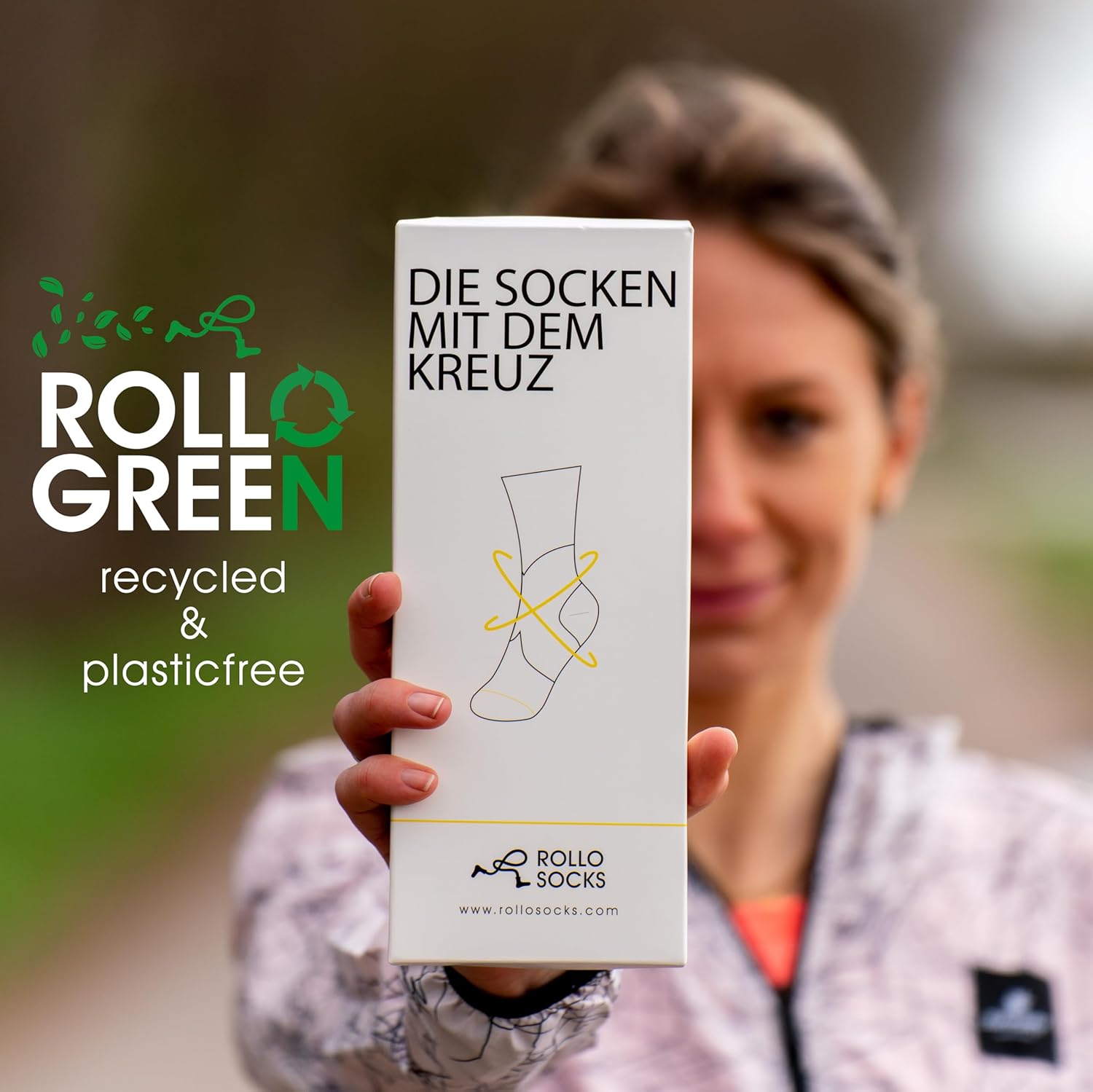 Rollo -Socken läuft 2.0 - Ausführen von Socken mit gezielter Komprimierung, Laufen, Knöchelunterstützung, Verbands -Knöchelsportsocken – Bild 6
