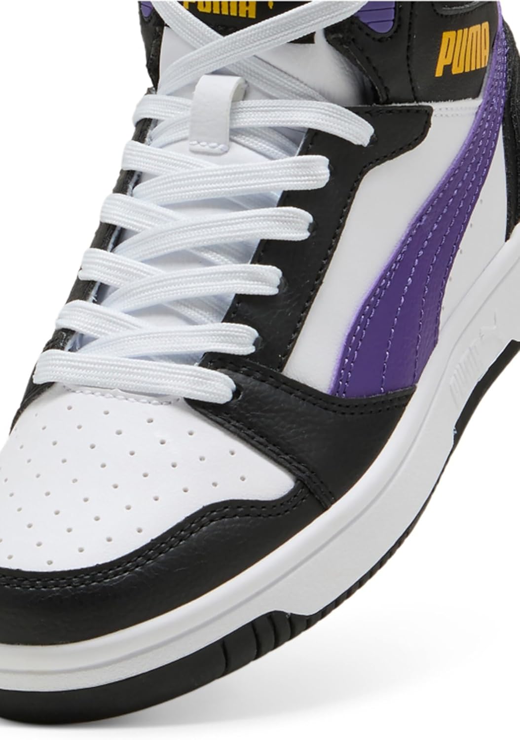 Puma Unisex Kinderrebound V6 Mid JR Trainer – Bild 4