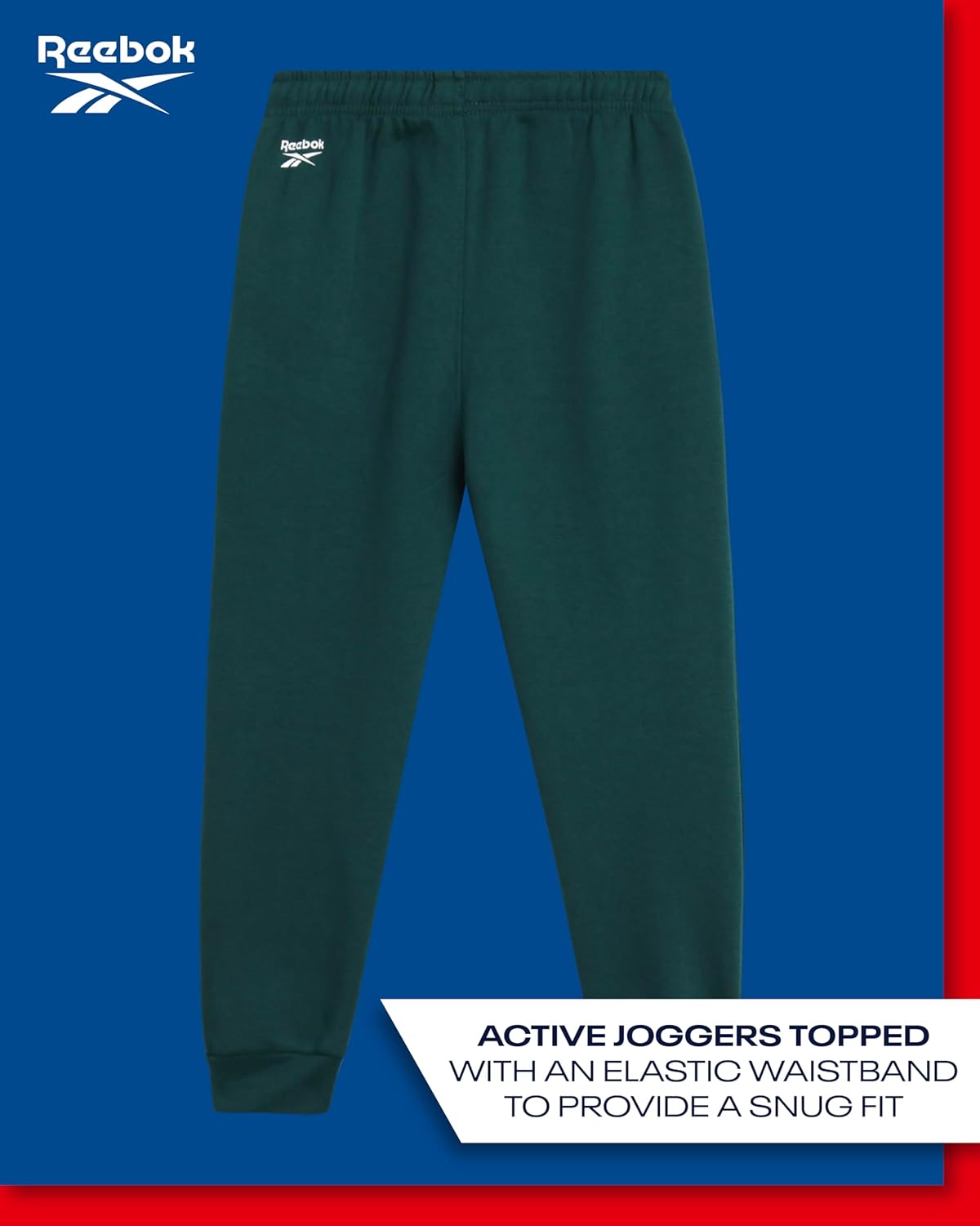 Reebok Boys Jogging Bottoms - Soft Fleece Jogging Bottoms für Jungen - Klassische Fit Stylish Jogging Bottoms mit Taschen Größe 8-16 – Bild 5