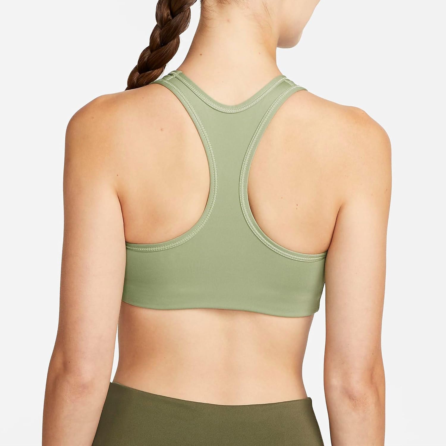 Nike Damen Swsh Hoodie, - 386 Ölgrün – Bild 2