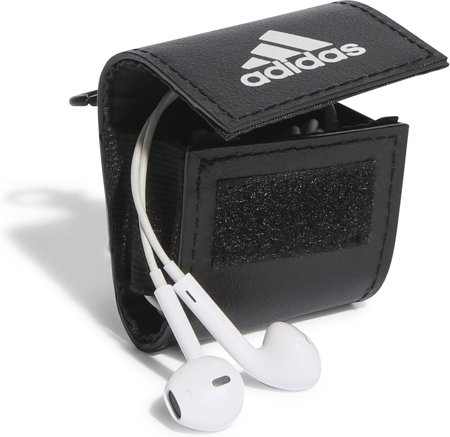 adidas Essentials winziger Ohrhörerbeutel, Schwarz/Weiß, eine Größe – Bild 3