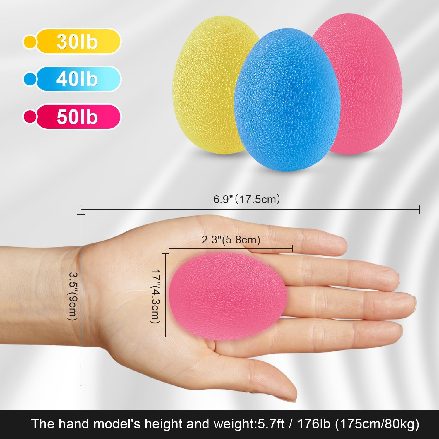 Premium -Finger -Trainer Kletterkugel Hand Training Hand Trainer Set Hand Grip Trainer Stärkener Finger Training Grip Bälle – Bild 4